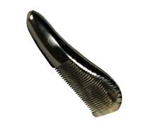 POPETPOP Horn Comb Natural Cattle Horn Anti-static Back Combing Hair Comb with Skin-friendly Material for Men and Women