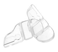 POPETPOP Horseshoe Shaped Pvc Nose Pads for Glasses Soft Insert Cushioned Nose Pads for Eyeglasses and Sunglasses Comfortable Non-slip Eyewear Accessories