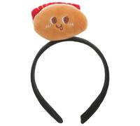 POPETPOP Hot Dog Button Cartoon Headband for Women Hot Dog Headpiece Cosplay Accessory for Halloween Costume Party Fun Headband
