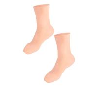 POPETPOP Hydrating Foot Socks for Women Cracked Heel Relief Moisturizing Socks Honeycomb Padding Size l (40-44)