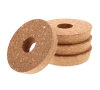 POPETPOP Hydroponic Vase Wood Lid with Ventilation Hole 4-Pack Cork Covers for Glass Plant Vases Suitable for Indoor Micro Landscape and Hydroponic Growing