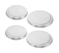 POPETPOP Induction Cooktop Accessories Set 4pcs Stainless Steel Burner Cover Cooktop Mat Oven Hood Stove Top Protector