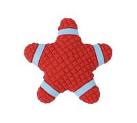 POPETPOP Interactive Latex Pet Squeaky for Dogs and Cats, Star Shape Chew with Squeaky Sound for Grabbing and Interactive Play, Sturdy Non-toxic Material
