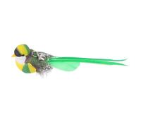 POPETPOP Interactive Plush Bird Replacement Cat Head with Bell for Cat Teaser Stick Suitable for Indoor and Outdoor Play Sturdy Feather Attachment
