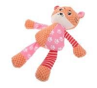 POPETPOP Interactive Plush Dog for Puppies Squeaky Chewing Molar for Boredom Relief Soft Cuddly Pet Training Tool for Dogs and Teething Pups