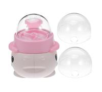 POPETPOP Interactive Whale-shaped Dog Treat Dispenser, Small Dog Snack Feeder with Press Rotate Function, Pink Slow Feeder for Training and Mental Stimulation