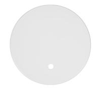 POPETPOP Iron Round Table Lamp Base Durable Smooth Metal Stand for DIY Aroma Lamps Portable Lightweight Black Single Base Versatile Decorative Lighting Accessory for Home and Office