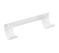 POPETPOP Ironing Board Holder Ironing Board Hanger Wall Mount Iron Holder White with Anti-Slip Pads for Garages and Hotel Rooms
