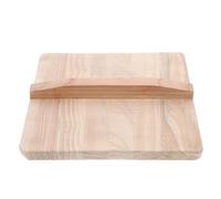 POPETPOP Japanese Omelette Pan Wooden Lid Cover for Egg Pan Convenient to Store Retro Style Kitchen Accessory for Home Use