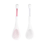 POPETPOP Japanese Style Flour Sifter Spoon Set 2Pcs Fine Mesh Plastic Strainer for Cooking Powder Dusting in Kitchen and Baking