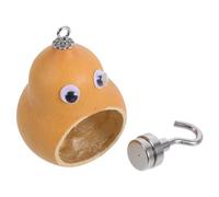 POPETPOP Jumping Spider Hide Gourd Habitat with Magnetic Design Portable Mini Reptile Cave for Small Animals Space-saving Hanging Terrarium Accessory Multifunctional Spider Enclosure