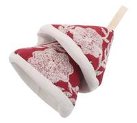 POPETPOP kettle handle cover skillet handle sleeve 2pcs Triangle Cotton Anti-scald Cover with Nonslip Grip for Boiling and Steaming