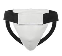 POPETPOP Kids Groin Protector Lightweight Pu Foam Crotch Guard for Martial Arts Taekwondo Kickboxing Mma Sparring Safety Gear