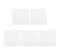 POPETPOP Kiln Pad for Pottery 5 Pack Ceramic Kiln Pad Replacement for Clay Firing Carving and Glass Fusing White 3.94 x 3.94 x 0.08 in