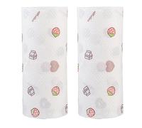POPETPOP Kitchen Roll Paper Towels Super Absorbent 2 Rolls Made from Wood Pulp, All-purpose Reusable Napkins and Covering for Home Daily Use