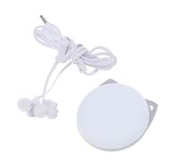 POPETPOP Kitten Claw Earphones with Cartoon Storage Box, Cute White | Silicone ABS Build, Easy Carry Storage, Blocks External Noise, for Classroom Study and Christmas Gift