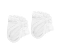 POPETPOP Lace Headscarf Hairband for Women Soft Comfortable Bubble Gauze Elegant Bridal Wedding Party Hair Accessory Feminine Headband with Wrap Design