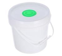 POPETPOP Large PP Wet Wipe Dispenser Bucket with Lid Durable Round Tissue Storage Container for Bathroom Laundry Room Office and Travel Easy Pull Design for Diaper and Toilet Wipes