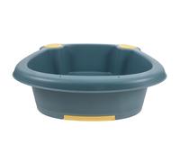 POPETPOP Laundry Tub Wash Basin Small Blue Plastic Compact Design for Small Living Spaces Household Cleaning and Soaking Clothes