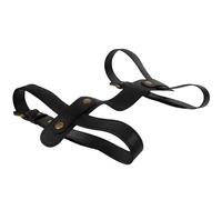 POPETPOP Leather Picnic Blanket Carrying Strap with Pu and Metal Materials, Convenient and Easy to Fix Blanket Strap for Outdoor Camping and Picnicking
