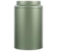 POPETPOP Light Green Tinplate Tea Bag Storage Jar with Airtight Lid and Easy to Carry Design, Suitable for Grains and Coffee Powder Storage in Family Living Room Or Hotel