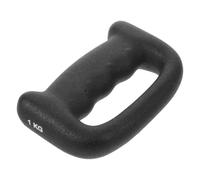 POPETPOP Lightweight 1kg Hand Shaped Dumbbell with Ergonomic D-shaped Steel Grip for Home Workouts and Compact Fitness Setups, Featuring Quick Weight Change and Rounded Ends Design