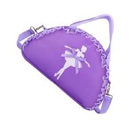 POPETPOP Lightweight Beautiful Lace Design with Oxford Cloth Single Shoulder Bag Embroidery Pattern, Practical Diagonal Bag for Girl Ballerinas Suitable for Outdoor Ballet Dance Use