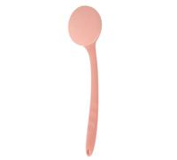 POPETPOP Long Handle Back Lotion Applicator Brush for Women and Men Ergonomic Wide Curved Head for Even Body Cream Application and Massage Reusable Pink Skincare Wand for Reach Areas