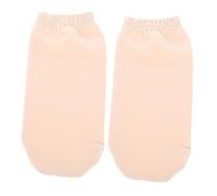 POPETPOP Loose Fit Post Socks for Women and Men Warm Sleep Socks with Cozy Thermal Design Unisex Cold Foot Covers for Night Comfort White for Fall and Winter