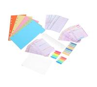 POPETPOP Loose Leaf Refill Papers Portable Compact Planner Inserts with Monthly Weekly Budget Pages Smooth Lined Refillable Notebook Accessories for Household and School Use