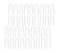 POPETPOP M-Shaped Galvanized Floral Pins 150Pcs Rust-Proof Metal Pins for Outdoor Garden Use and Landscape Decoration