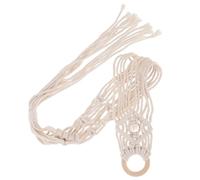 POPETPOP Macrame Guitar Wall Hanger 95cm Cotton Rope Guitar Holder Woven Ukulele Wall Mount Hanger Suitable for Music Rooms and Studios