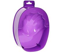 POPETPOP Manicure Bowl Soak Tray Nail Polish Remover Bowl Single Layer Purple Nail Art Soaking Tool for Professional and Home Spa