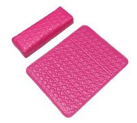 POPETPOP Manicure Hand Cushion Wrist Rest with Heart Pattern Square Design, Pu Leather and Sponge Material, Provides Steady Hands during Manicure and Protects Counter, for Salon
