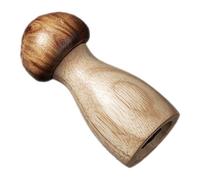 POPETPOP Manual Wooden Mushroom Pepper Grinder, Refillable Salt and Pepper Mill, Multi-Function Kitchen Spice Tool for Home Cooking