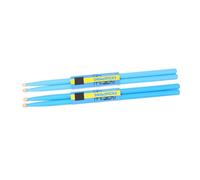 POPETPOP Maple Drumsticks 5A Blue Wood Percussion Instrument Sticks 4Pcs Set for Drum Kit Practice and Performance