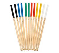 POPETPOP Maple Drumsticks and Non-skid Surface 6 Pairs with Comfortable Grip Lightweight Percussion Drumsticks for Musicians and Students during Musical Band Performances or Cafes