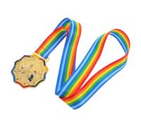 POPETPOP Marathon Running Award Medal Gold Metal Medal for Sports Competitions with Neck Ribbon, Prize Trophy for Runners and Outdoor Race Events Display