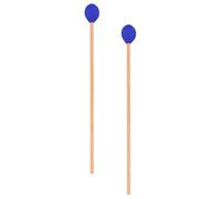 POPETPOP Marimba Mallets Smooth No Burrs 1 Pair Maple Wood Drumsticks with Wool Acrylic Chic Simple Practical Design for Tongue Drum and Marimba Beginners