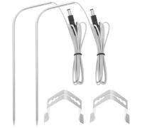 POPETPOP Meat for Temperature Broken Replacement Probe Accurate Temperature Measurement Iron Material and Suitable for Camping and Picnic Outdoor Bbq