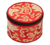 POPETPOP Meditation Singing Bowl Carry Case with Mat Function to Protect and Store Tibetan Bowls Delicate and Chic Design for Yoga and Mindfulness Sessions Random Random Color