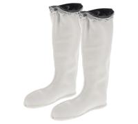 POPETPOP Men Insulated Removable Boot Liners for Rain Boots Plush Warm Wool Liner with Thick Insulation for Extreme Winter and Rainy Weather