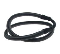 POPETPOP Men’s Shemagh Headband Arab Turban Wrap 54cm Black Braided Head Scarf for Dubai Saudi Arabian Costume and Muslim Headwear