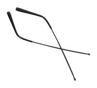 POPETPOP Metal Eyeglass Leg Replacement in Black Stainless Steel with Enhanced Process, Single Tooth Design Restores and Enhances Structural Integrity, for Spectacle Arms Repair and Glasses