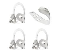 POPETPOP Metal Guitar Picks Banjo Finger Picks with Adjustable Open Design Ergonomic Brass Creative Style for Music Instrument Practice