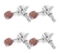 POPETPOP Metal Guitar Tuning Peg Buttons for Acoustic and Flamenco Guitars, Full Enclosed Design with Easy Installation and Accurate Intonation, Professional Replacement Tuners for Precise