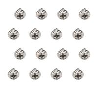 POPETPOP Metal round Head Screws for Building Computer Systems and Installing New Hardware 100pcs Lightweight Antistatic Fasteners Silver for Pci Slot and Computer Case Replacement