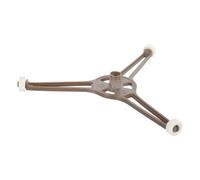 POPETPOP Microwave Turntable Tray Support Replacement with Plastic Roller Holder for Smooth Rotation, Corrosion Resistant and Convenient Design, Suitable for Microwave Turntable Motor