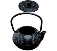 POPETPOP Mini Cast Iron Teapot Vintage Small Tea Kettle Desktop Miniature Tea Pot Decorative Teaware for Home and Office Use