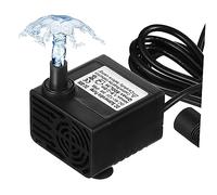 POPETPOP Mini Dc Water Pump 6-12v 500l/h Submersible Aquarium Pump Sturdy 1.5m for Fish Tank Pond